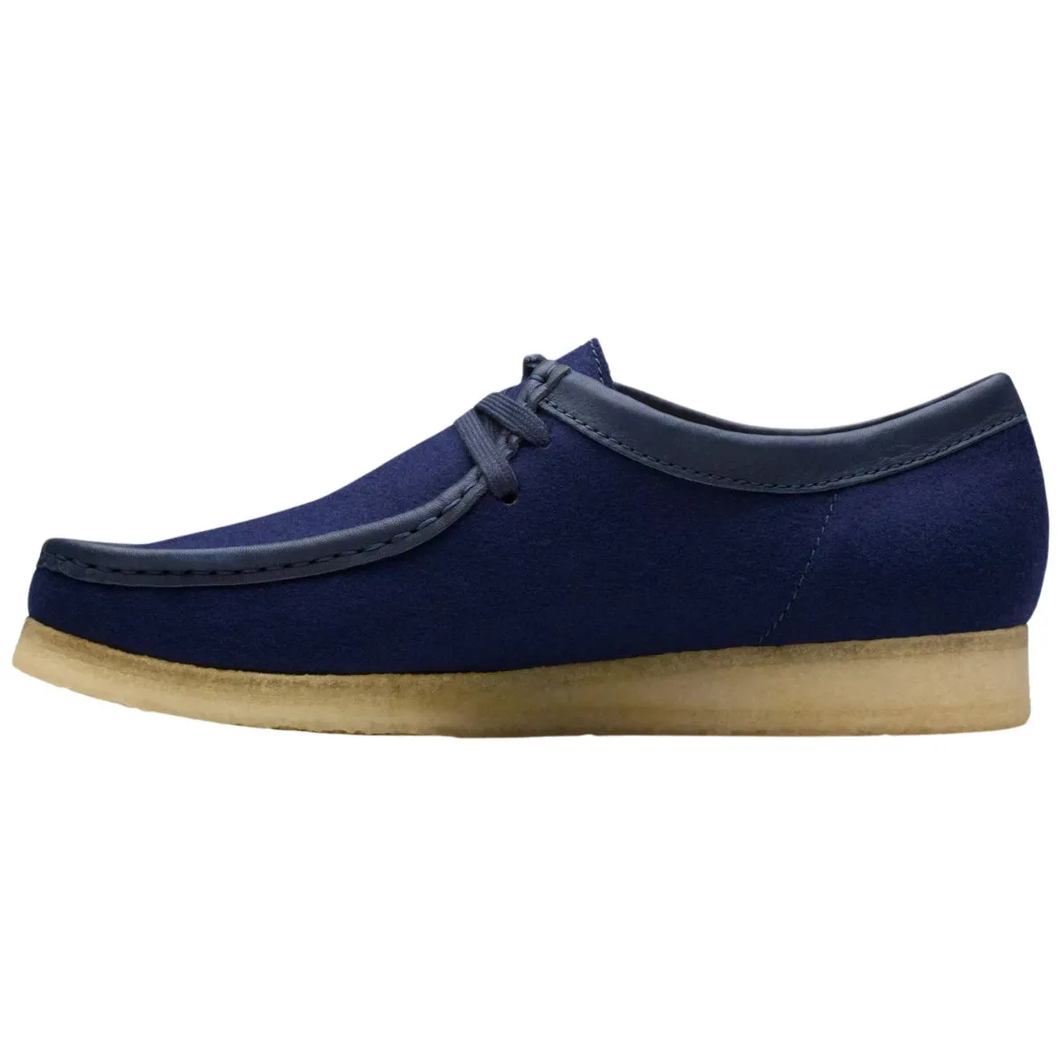 Clarks Men's Wallabee Navy Wool