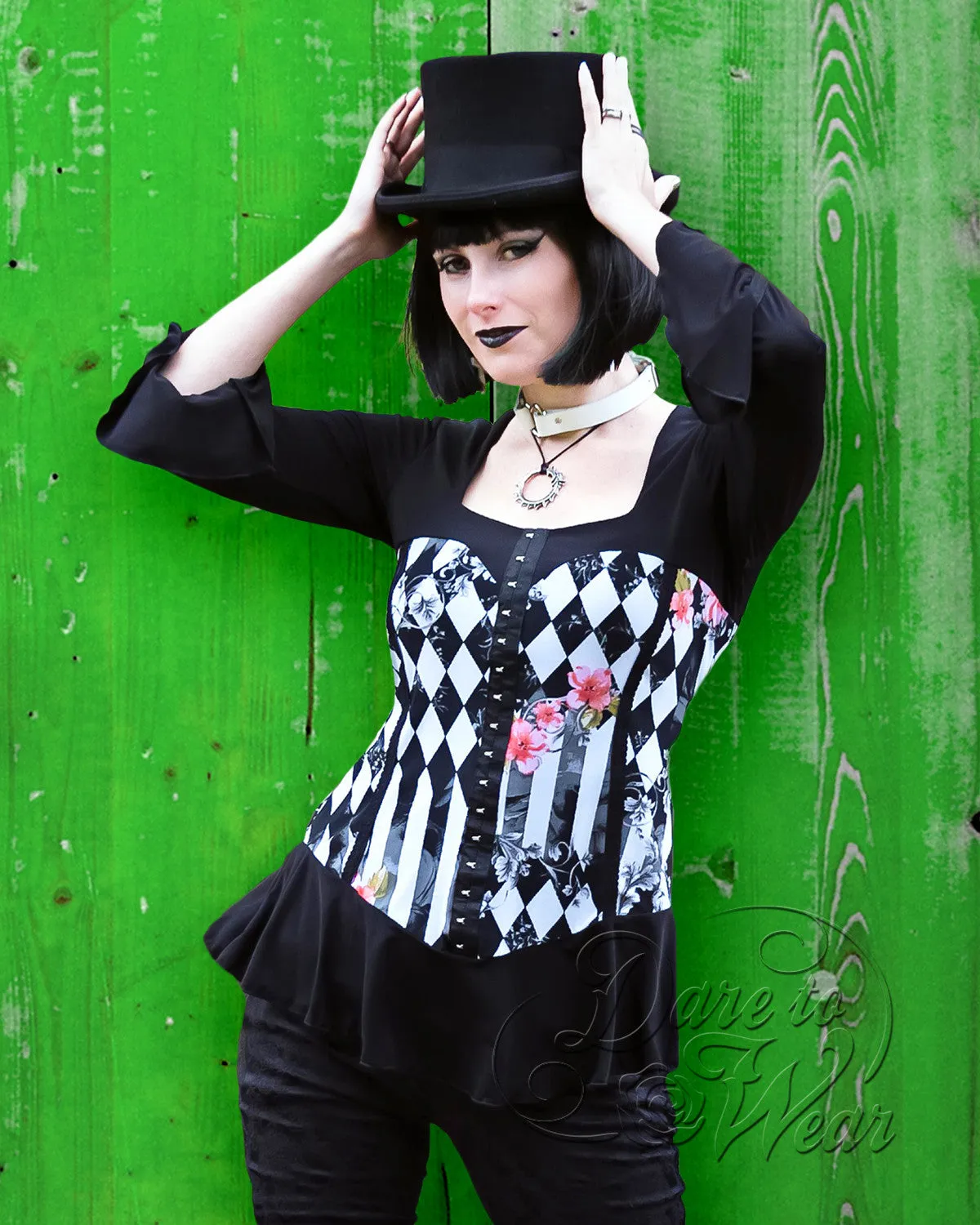 Corsetta Top in Country Rose