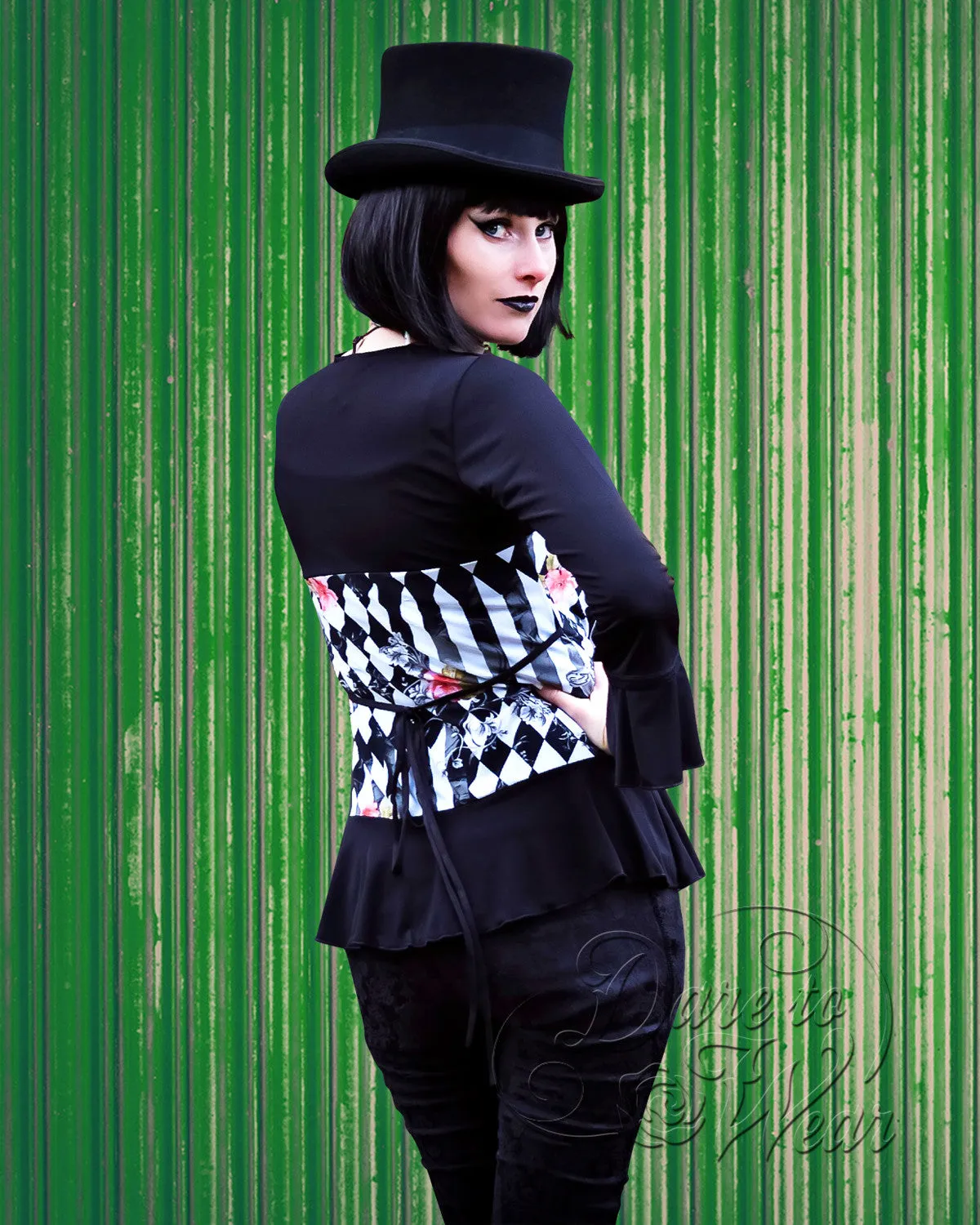 Corsetta Top in Country Rose