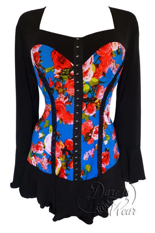 Corsetta Top in Country Rose