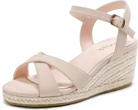 Girls Wedge Sandals Espadrilles Flatform Open Toe Dressy Girls Heels Summer Shoes Little Big Kid