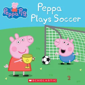 Peppa Plays Soccer (Peppa Pig) Paperback  Sticker Book, July 26, 2016