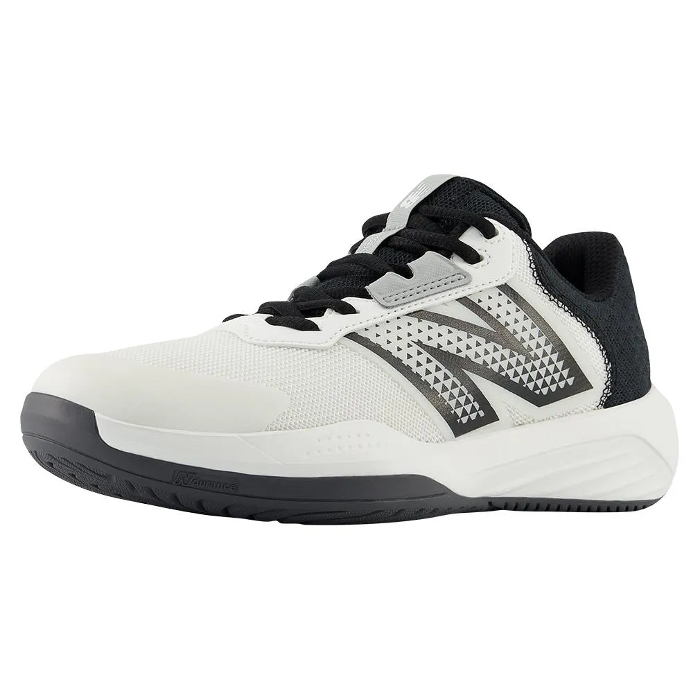 Women's 696v6 B Width Tennis Shoes White and Black